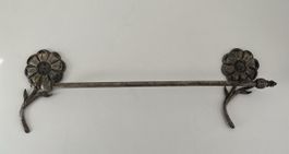 Vintage Handtuchhalter / Kleiderbügel-Halter aus Metall