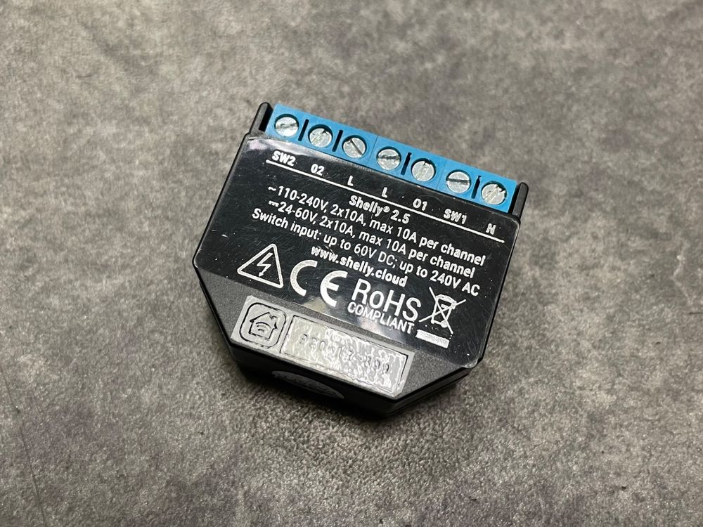 Shelly 2.5 Apple HomeKit Unterputz Schalter Kaufen auf Ricardo