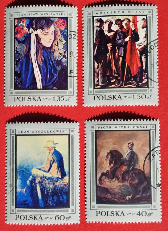POLEN POLSKA KUNST GEMÄLDE WYSPIANSKI 1968 ET VOLLGUMMI Kaufen auf
