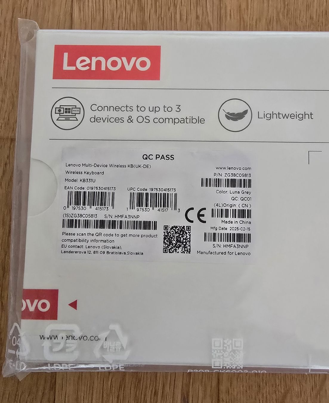 Lenovo Tastiere: Lenovo Multi Device Tastatur & ThinkPad silent Mouse Neu – Nuovo e nell'imballaggio originale da Kerns venduto da mic_gy7n 3