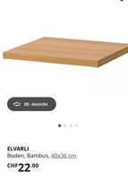 1Stk Elvarli Boden Tablar Bambus 40x36