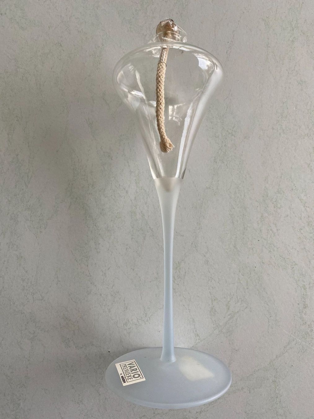 Lampade: PETROLEUMLAMPE GLAS 26cm – Usato da Dübendorf venduto da chlinibetris 2