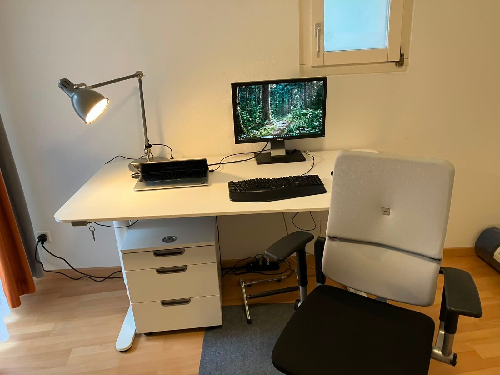 Scrivanie: Komplettes Home-Office-Set (Stehtisch) – Usato da Schaffhausen venduto da gdi_6st5