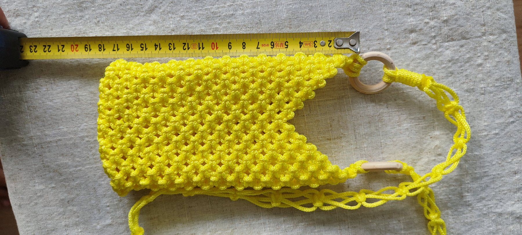 Sacs: Makramee Handytasche - gelb – Neuf (Voir description) à Männedorf par mes_7725 2