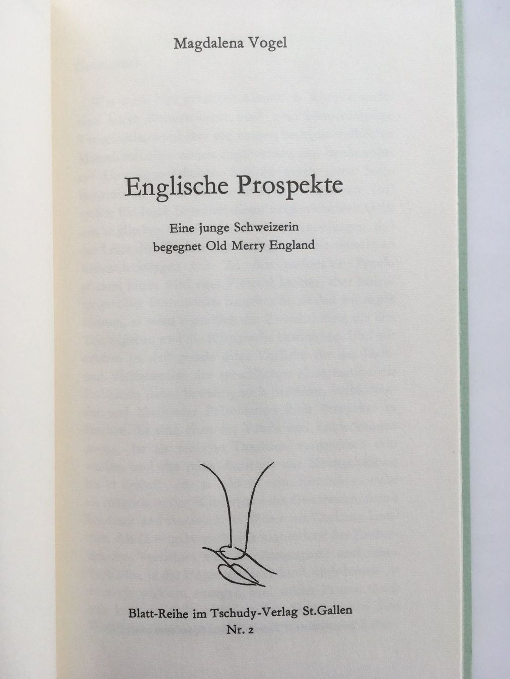 Libri: Englische Prospekte - Magdalena Vogel – Usato da Grenchen venduto da Kogi7 1