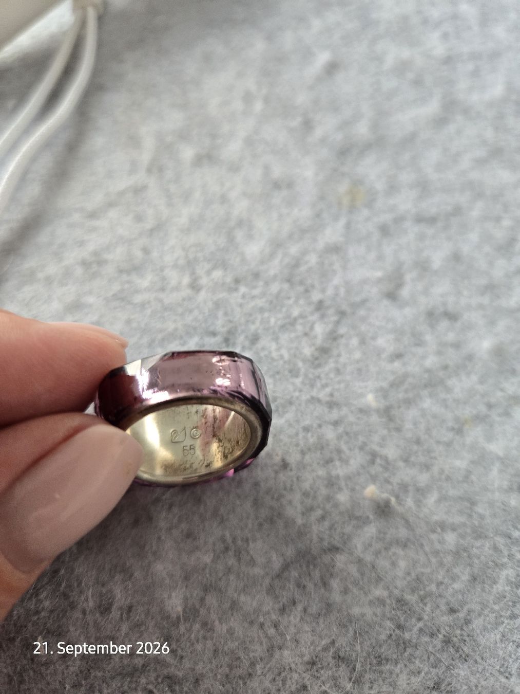 Swarovski Ringe: Swarovski Ring lila Größe 55 – Gebraucht aus Oberriet SG von Bodo6 2