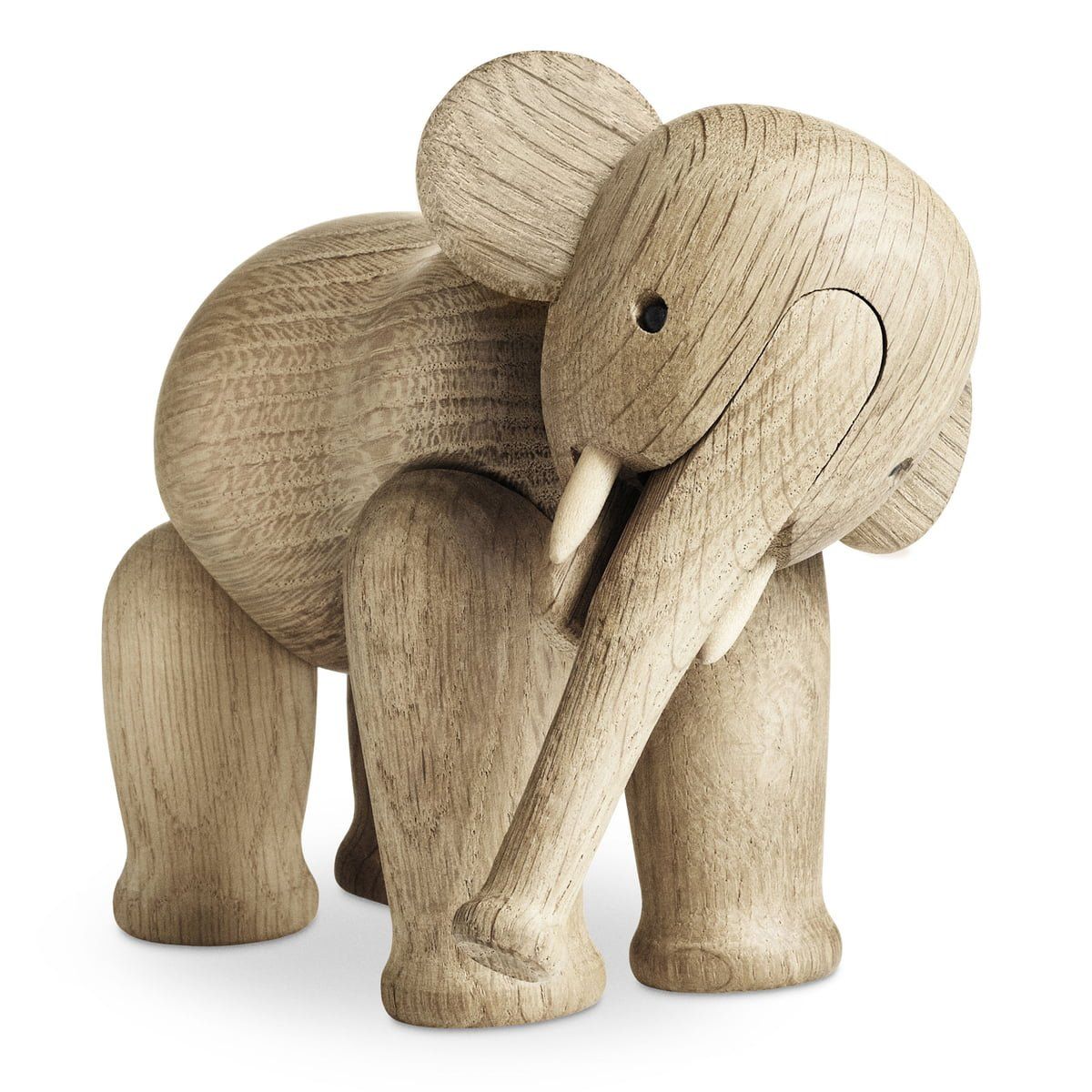 Statuette: Kay Bojesen / Holz / Elefant / Eiche / 13 cm / ORIGINAL – Nuovo e nell'imballaggio originale da Welschenrohr venduto da StarRecordsGmbH