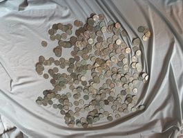 Schweizer Silbermünzen 1 kg 1/2 Franken