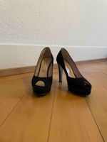 Escarpins Osvaldo Rossi en daim noir - Pointure 36!
