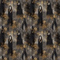 Jersey "Funeral in Black" Totenkopf Stoff je m