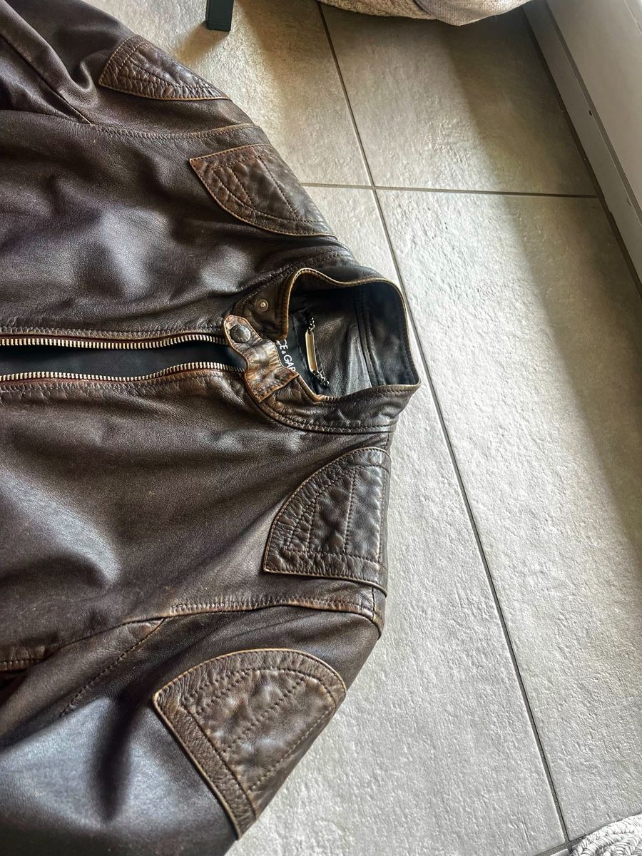 Dolce & Gabbana Giacche: Dolce e Gabbana giacca pelle uomo 50 – Usato da Mendrisio venduto da fly_9wzx 5