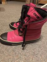 Bottes Converse rose pour l'hiver, taille 37.5