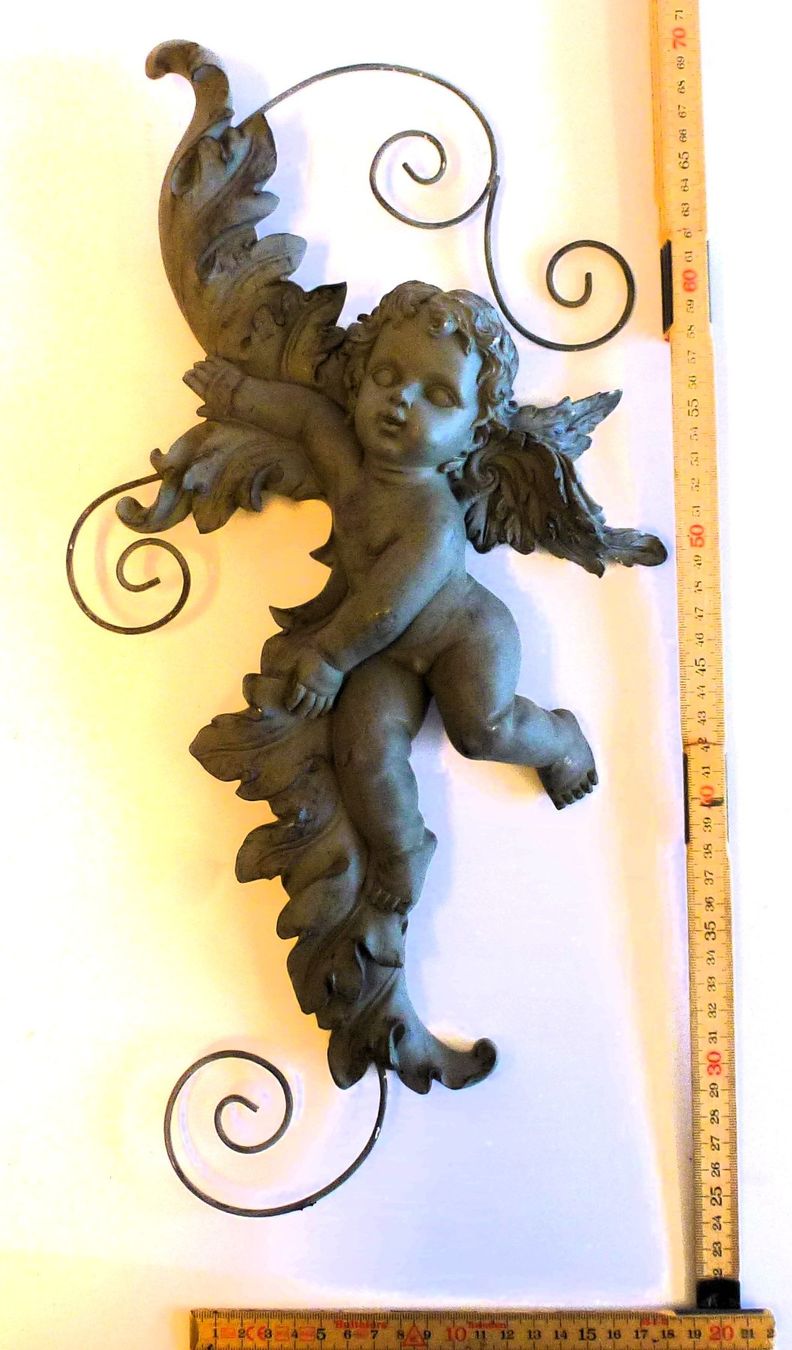 Sculture & Statue: Engel-Grau (mit Verzierung) – Usato da Murgenthal venduto da B.StM