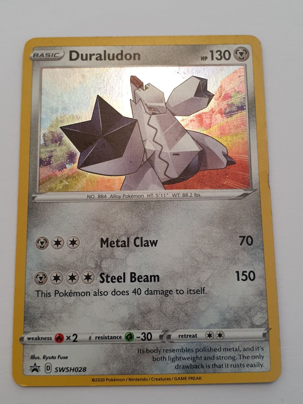 Pokémon Carte collezionabili: Duraludon / 2021 Pokémon / Holo – Usato da Oberdorf BL venduto da BaldenEagle