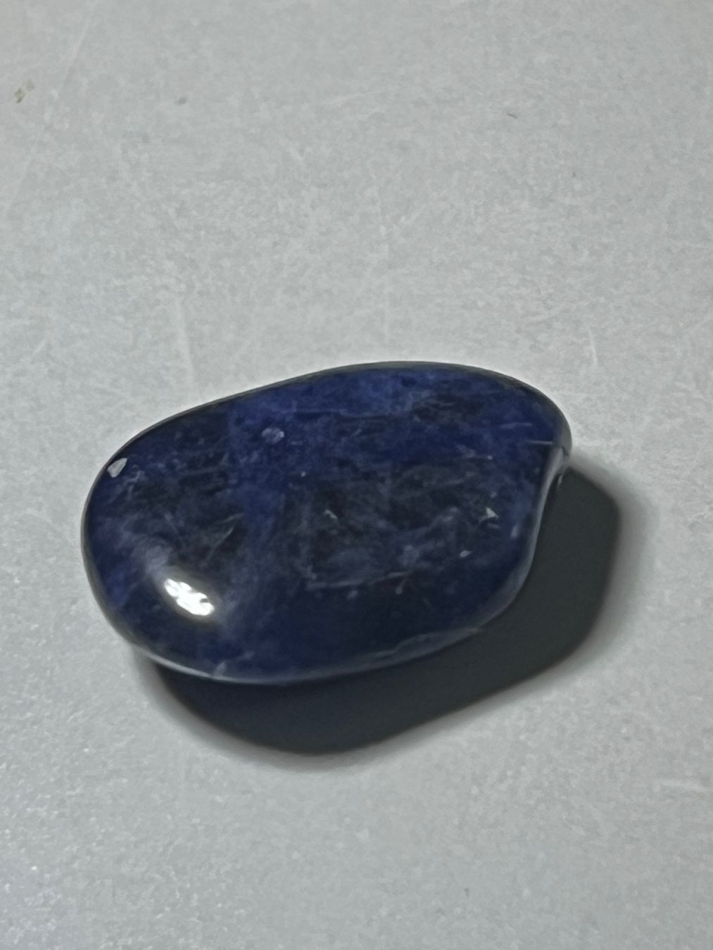 Edelsteine: Tumbled Sodalith Stein Gabochon Schliff – Gebraucht aus Bremgarten b. Bern von barny2 2