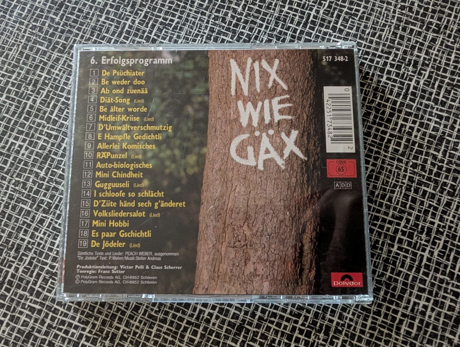 CD: Peach Weber Nix Wie Gax CD – Usato da Nänikon venduto da Haexli_70 1