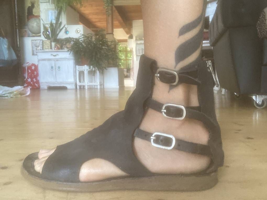 A.S.98 Scarpe da donna: Leder Sandalen A.S.98 – Usato da Grüningen venduto da kat308
