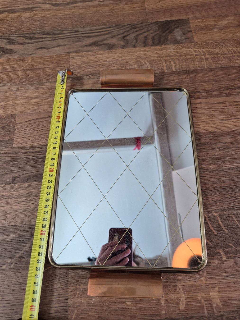 Tablet PC: Vintage mirror and brass tray – Usato da Zürich venduto da monadiederich 5