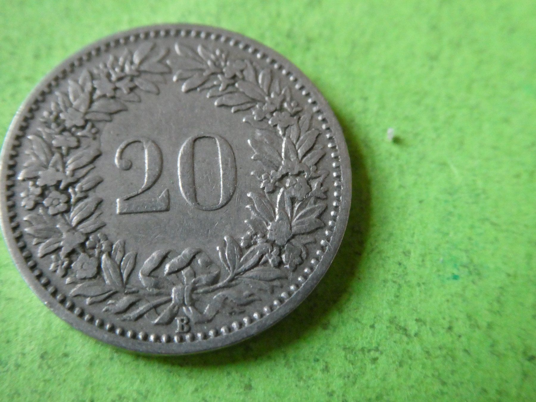 Toutes les monnaies: Schweiz 1897, 20 Rappen – D'occasion à Hinterforst par Rohusri 1