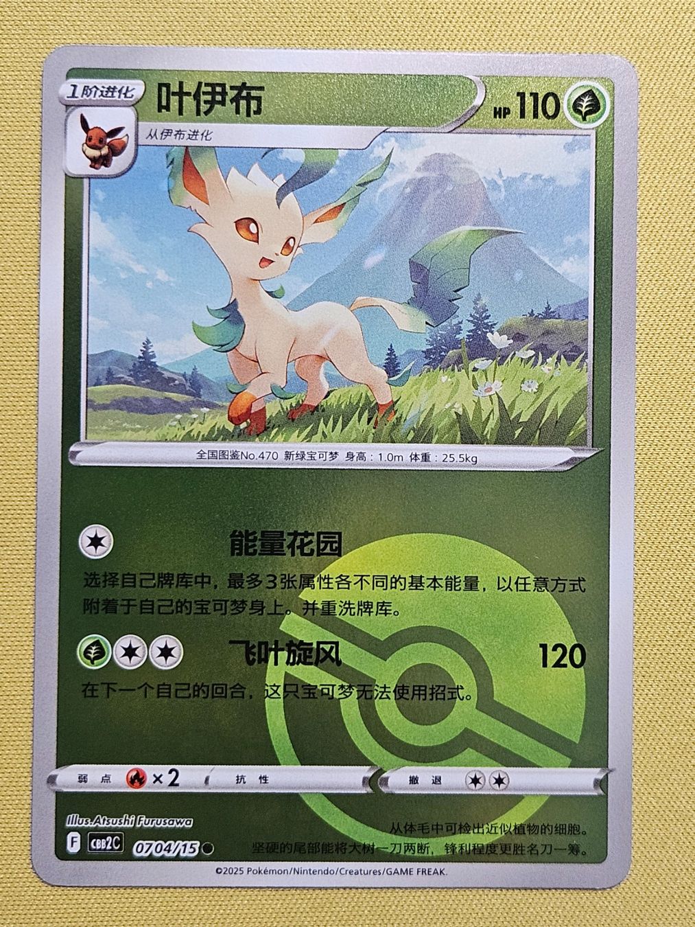 Pokémon Carte collezionabili: CBB2C Gem Pack Vol. 2 - Leafeon 0704/15 – Usato da Bellinzona venduto da Pokemarco