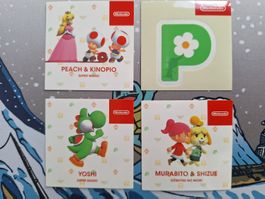 Nintendo Tokyo Store Stickers, Yoshi, Peach, Animal Crossing