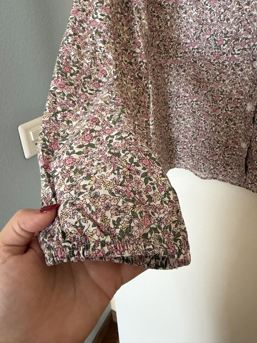 Tchibo Blusen: Damen Bluse Tchibo Essentials Blumenmuster Grösse 40 – Gebraucht aus Langnau am Albis von Schneeflocke92 5