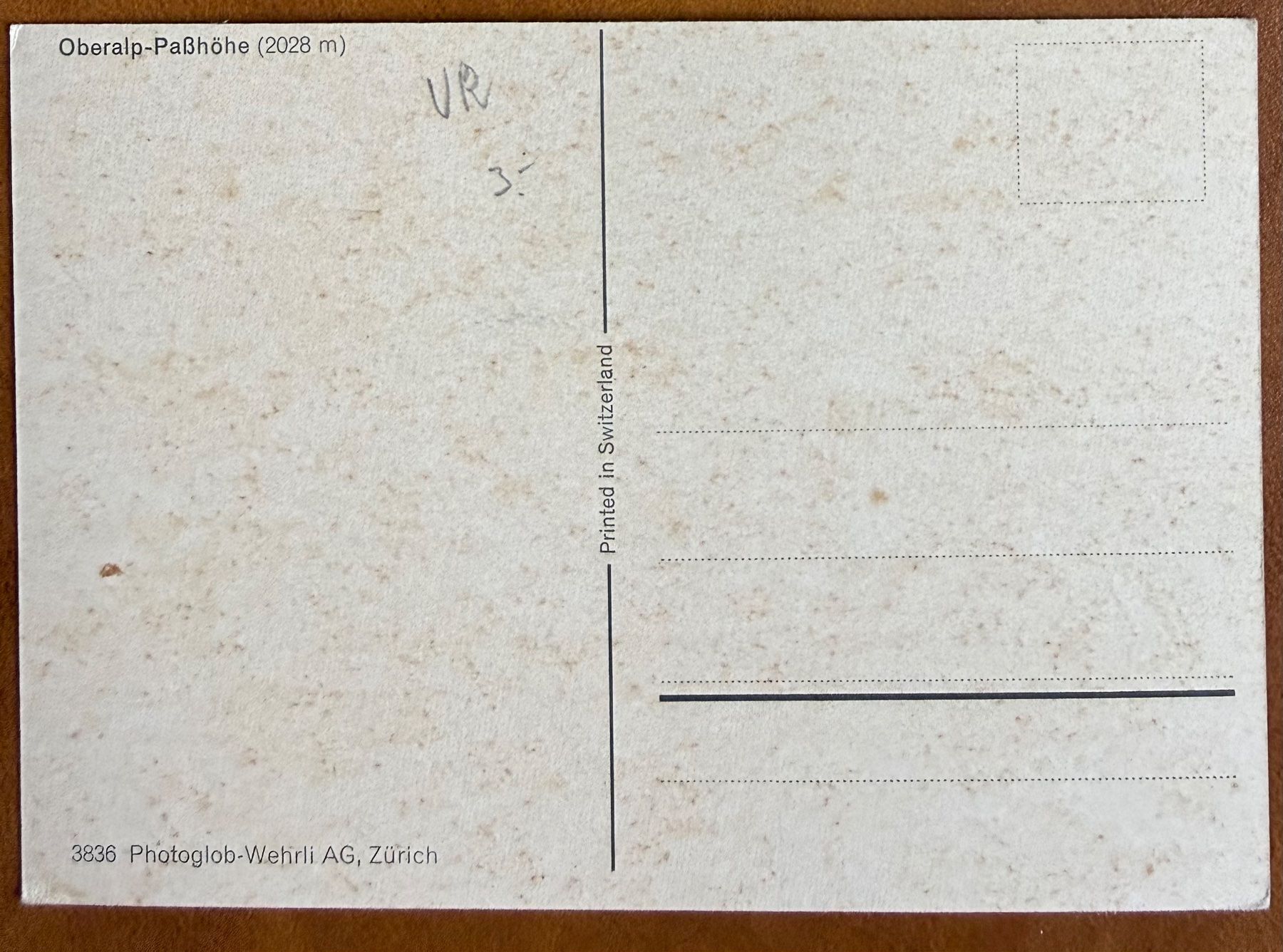 Cartes postales: Oberalp - Passhohe - Antik – D'occasion à Lutry par Ediego 1