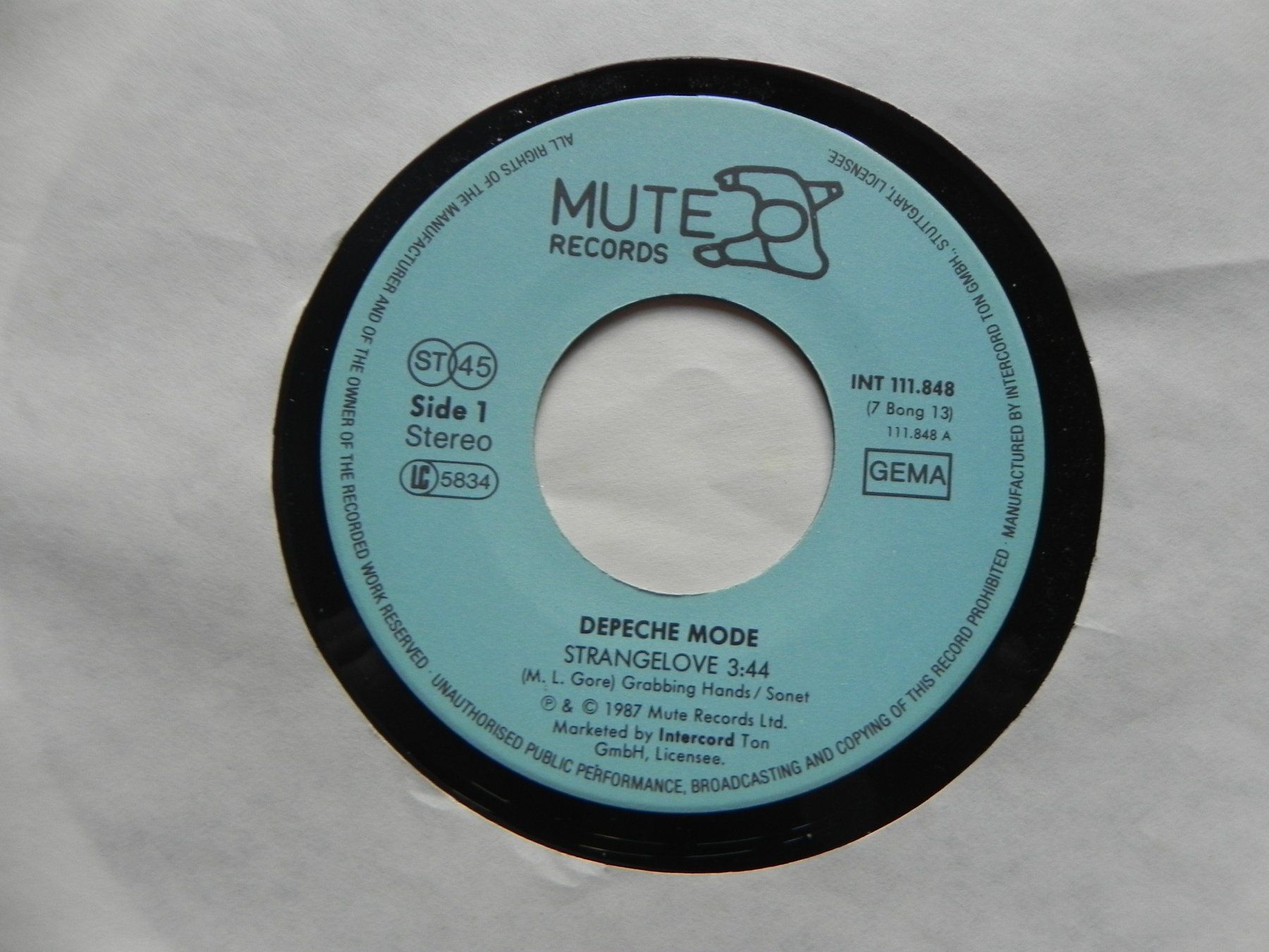 Schallplatten: Single engl. Synth - Rock Pop Band Depeche Mode 1987 – Gebraucht aus Siebnen von krimsie 2