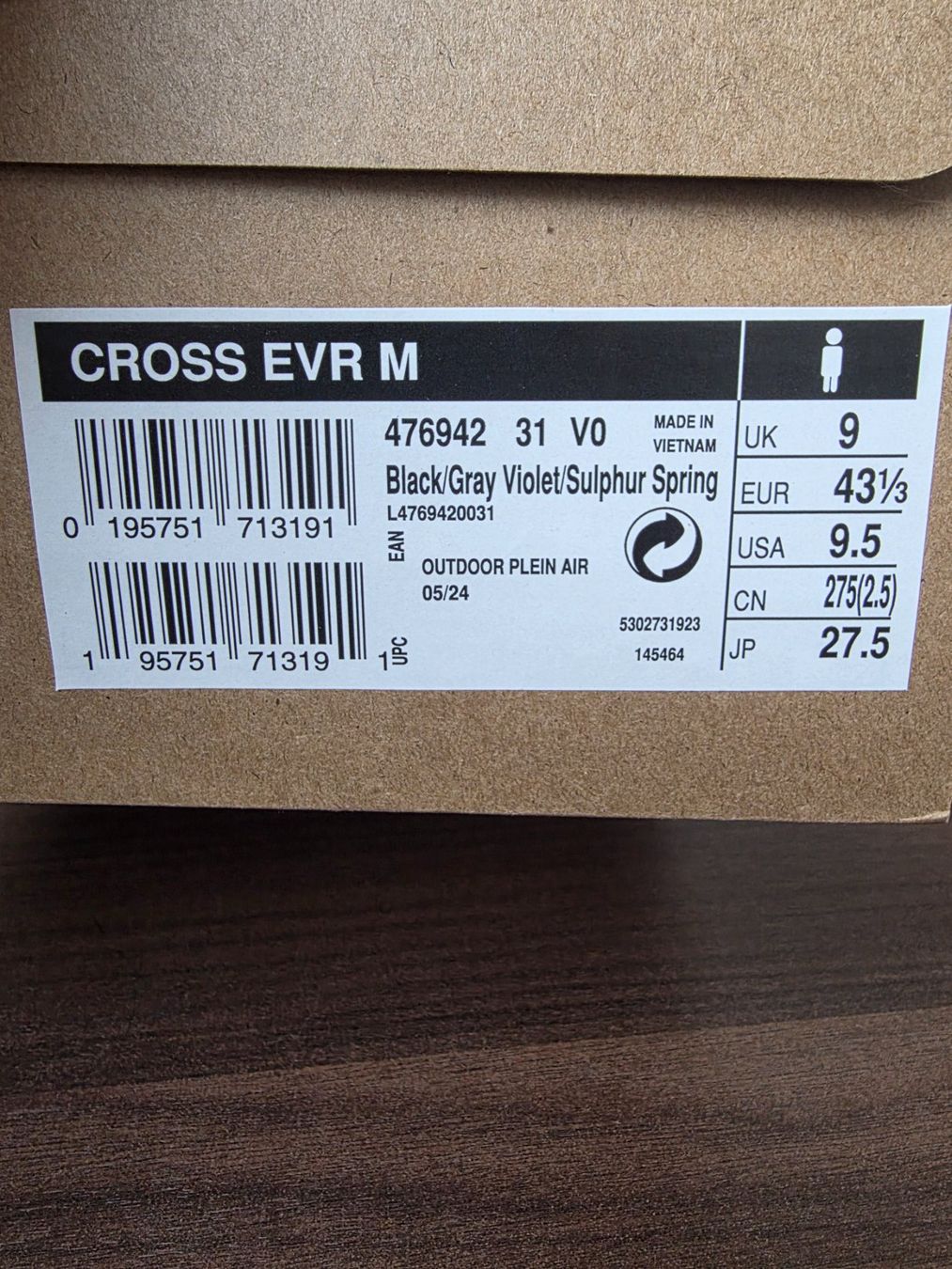 Salomon Chaussures hommes: Salomon cross evr – Neuf avec emballage d'origine à Fleurier par dav_xx8y 6