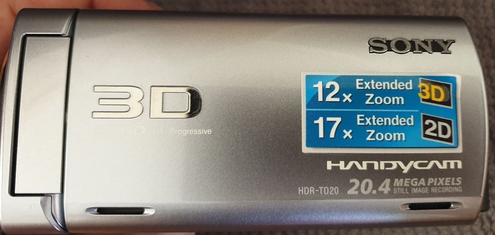 Sony Camcorder: Sony 3D Full HD Caméscope HDR-TD20VE – Gebraucht aus Lausanne von asdyx 2