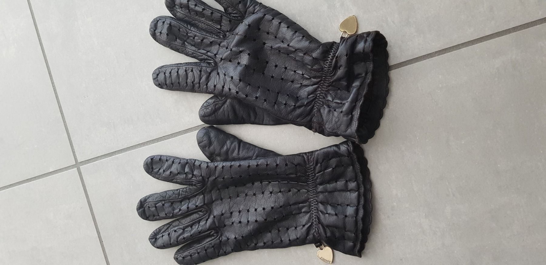 Guanti & manicotti: original MOSCHINO Handschuhe in leder – Usato da bellinzona venduto da zeus6535