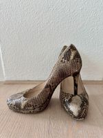 LK Bennet Stylish Snakeskin Print Heels - Size 38.5