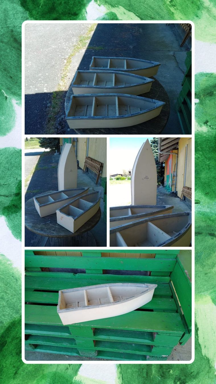 Tutte le decorazioni: Bateau décoratif en bois, objet d'artisanat. – Usato da Payerne venduto da jea_m6nb 7