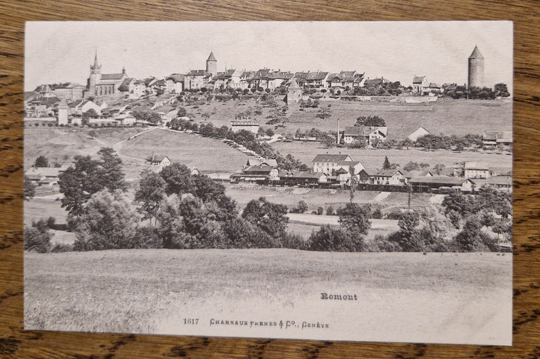 Ansichtskarten: Romont – Gebraucht aus Ebikon von Donar50