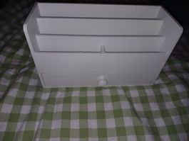 Briefablage Makeup-Organizer Schreibtisch-Accessoire Holz