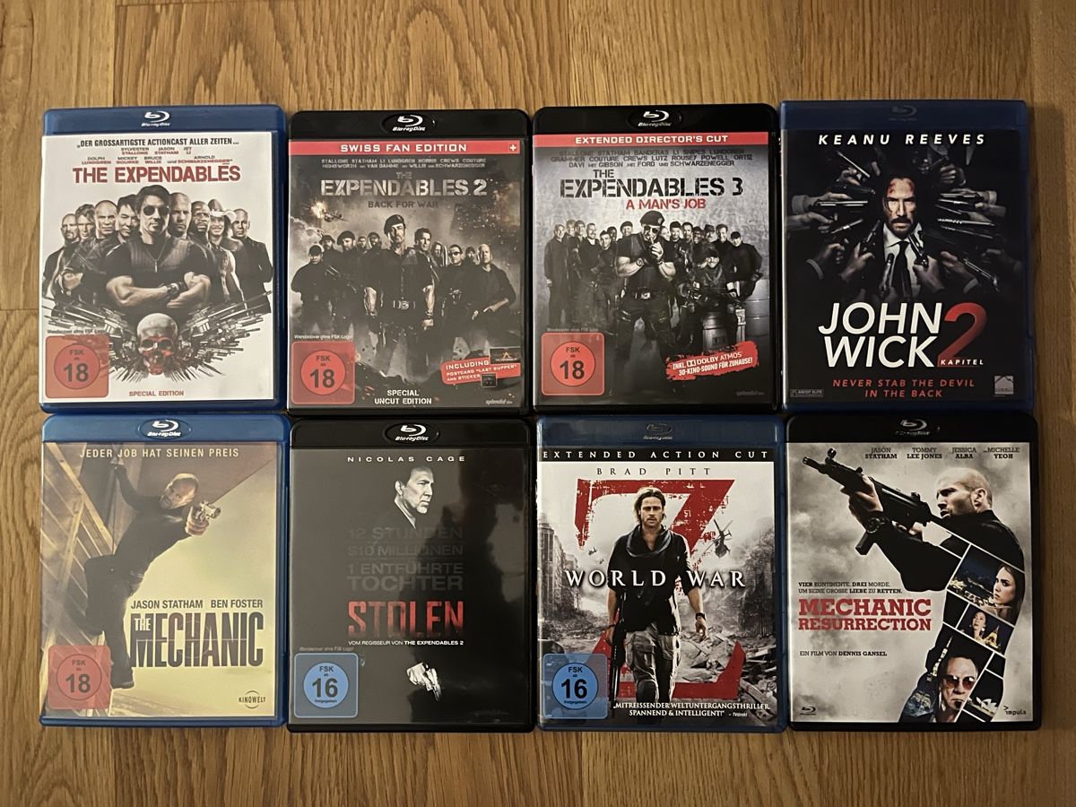 Tutti i DVDs: BlueRay Sammlung 33 Stk. – Usato da Rotkreuz venduto da oschoch