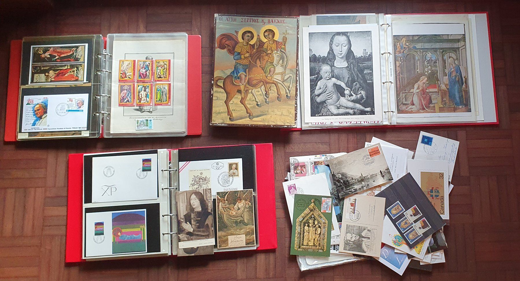 Tutti i francobolli: Motivsammlung Weihnachten, Ikone – Usato da Kreuzlingen venduto da Rschweiz1 3