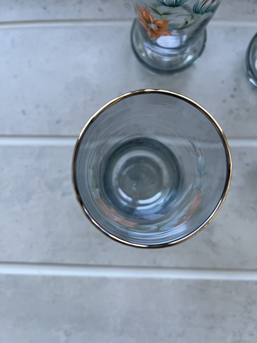 Verres: Verres vintage floral – D'occasion à St. Prex par Nikolletta 1