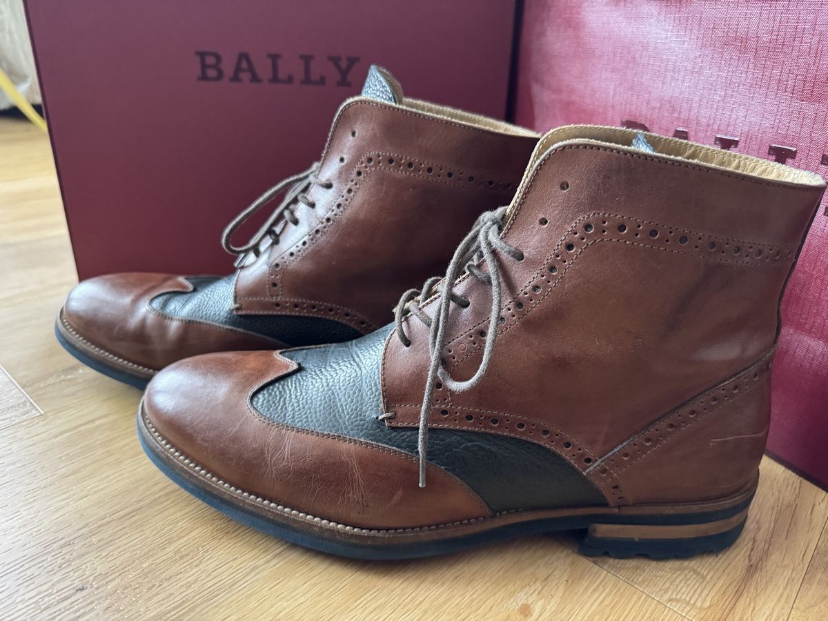 Navyboot Herrenschuhe: Leather boots, Navyboot design, size 43 – Gebraucht aus Wallisellen von Corinne.- 2