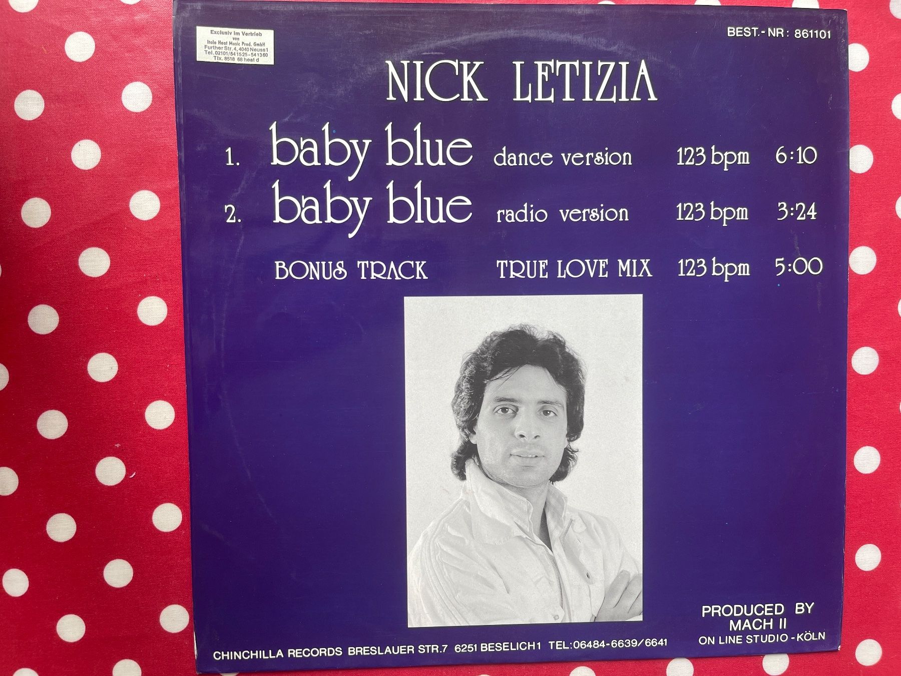 Vinyles: A619/Nick Letizia Baby Blue – D'occasion à Frutigen par Philippe_jsp 1