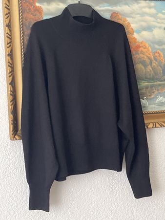 Schwarzer COS Pulli Reine Merino,Gereinigt GrL Neuwertig(K2
