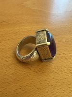 Silberring mit Edelstein