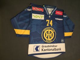 HCD Trikot Asplund Authentic Trikot signiert Davos