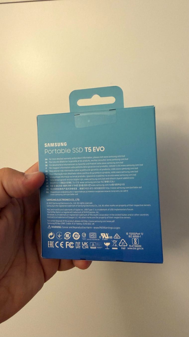 Samsung Dischi rigidi: Samsung T5 EVO 2 TB SSD – Nuovo e nell'imballaggio originale da Lenzburg venduto da fscheps 1