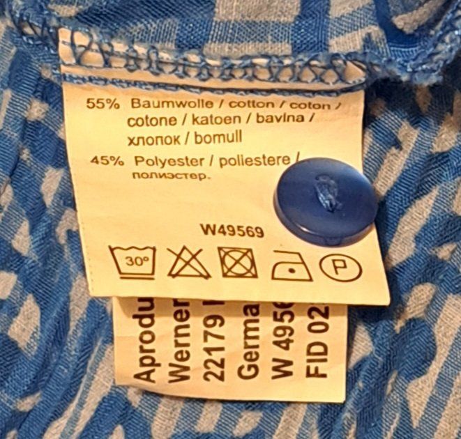 Camicette: Blouse légère coton et polyester T 52 – Nuovo (secondo la descrizione) da Genève venduto da maria1209 4