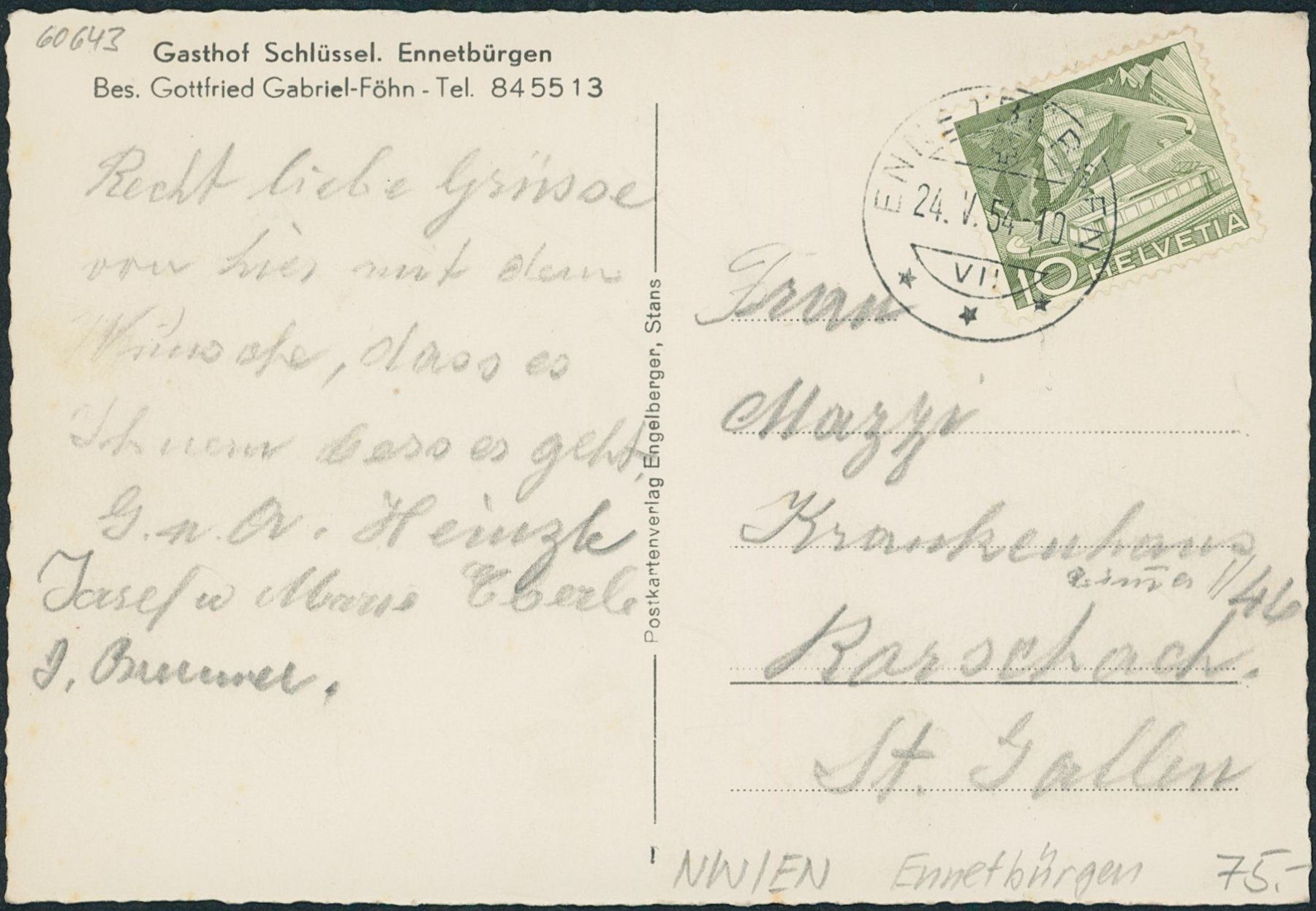 Cartes postales: NW Ennetbürgen – D'occasion à Schindellegi par leecollect 1