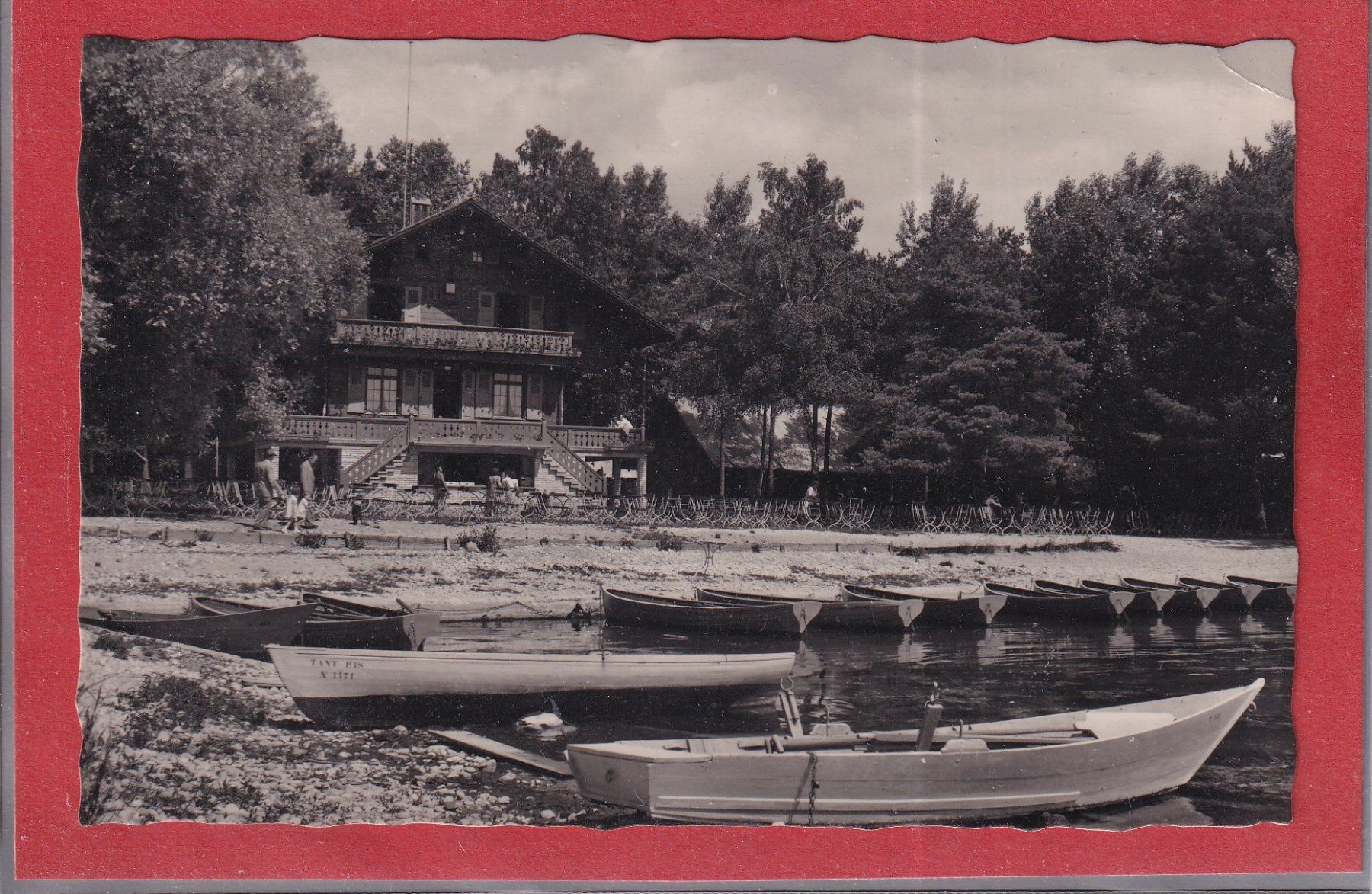 Ansichtskarten: Hotel Robinson - Colombier - 1948 – Gebraucht aus Orvin von Pyaeschli
