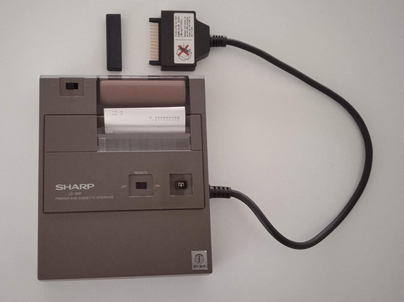 Sharp Taschenrechner: Sharp PC-1260 Pocket Computer mit CE-126P Printer! Top – Gebraucht aus Zollikofen von kom_2ddj 3