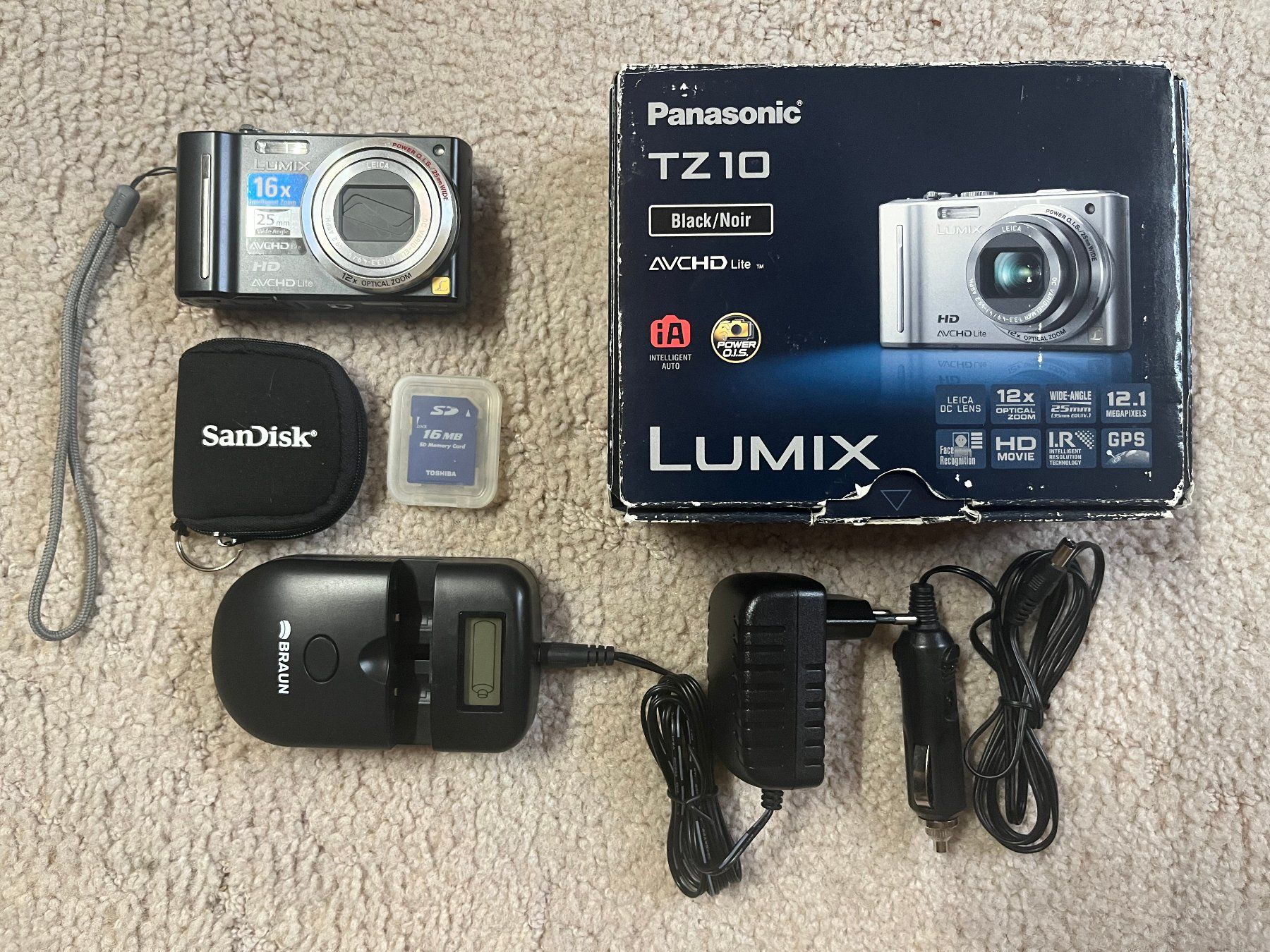 Panasonic Fotocamera: Digital Kamera Panasonic TZ 10 – Usato da Niederwil SG venduto da werner6631