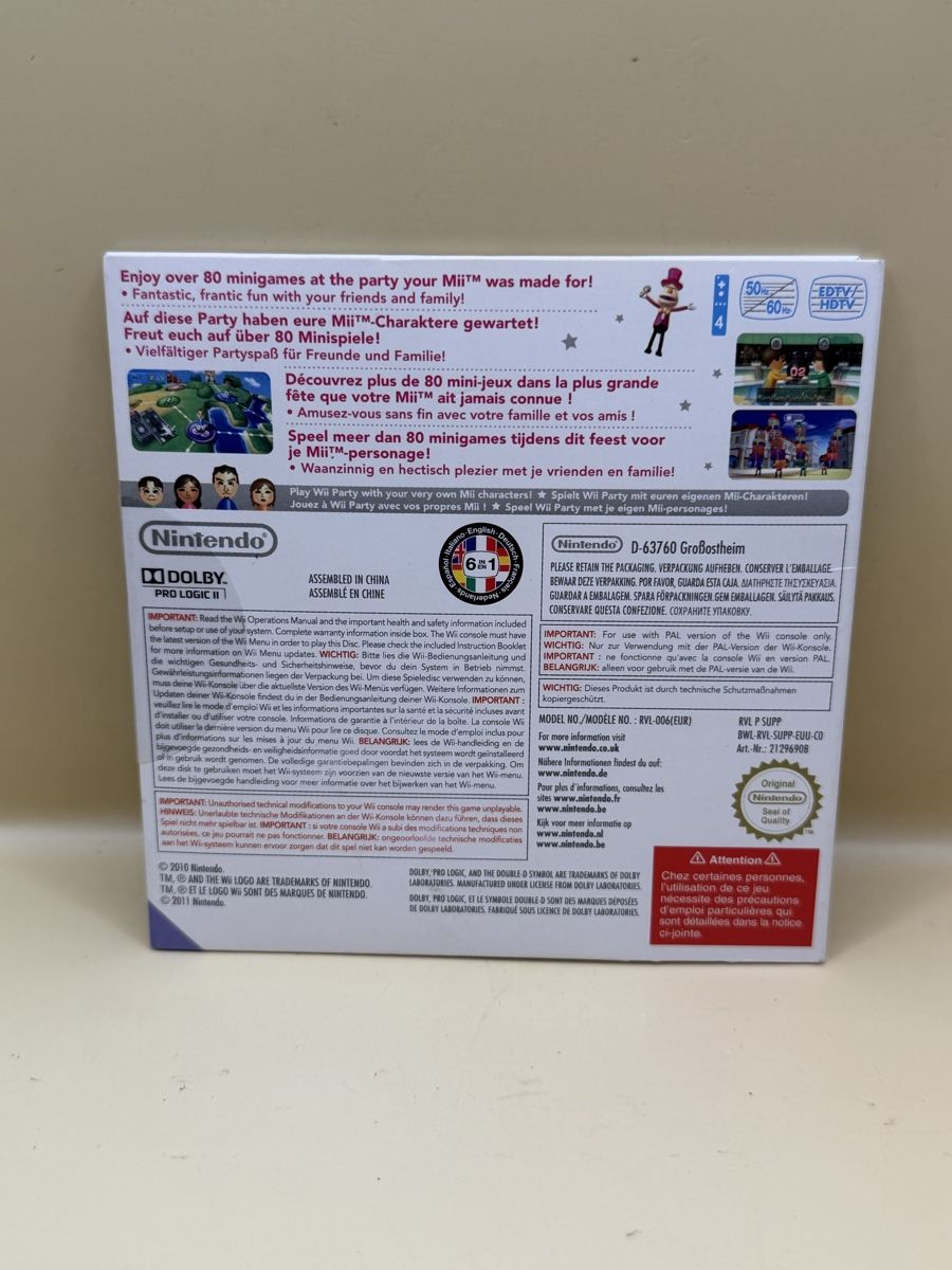 Nintendo Giochi: Wii Party Nintendo NEW SEALED – Nuovo (secondo la descrizione) da Genève venduto da sho_67qj 4